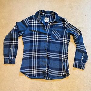 NWOT Field & Stream Plaid Button Down Shirt Women S